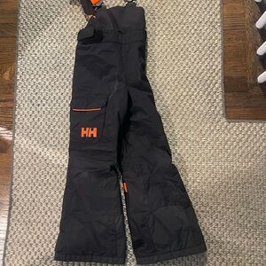 Helly Hansen Kids Black and Orange Overalls
